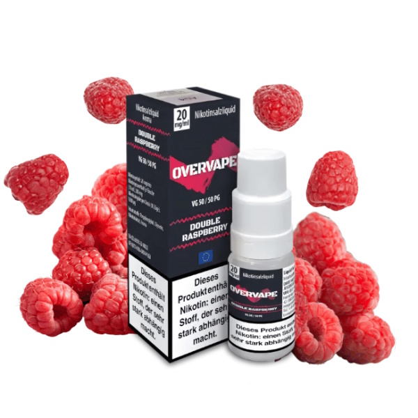 Overvape - Double Raspberry 10ml 20mg NicSalt Liquid