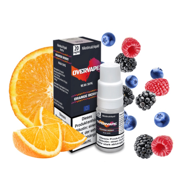 Overvape - Orange Berry 10ml 20mg NicSalt Liquid