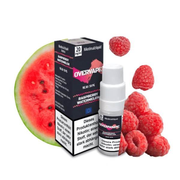 Overvape - Raspberry Watermelon 10ml 20mg NicSalt Liquid
