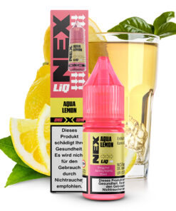 Pod Salt - NexLiq - Aqua Lemon 10ml NicSalt Liquid