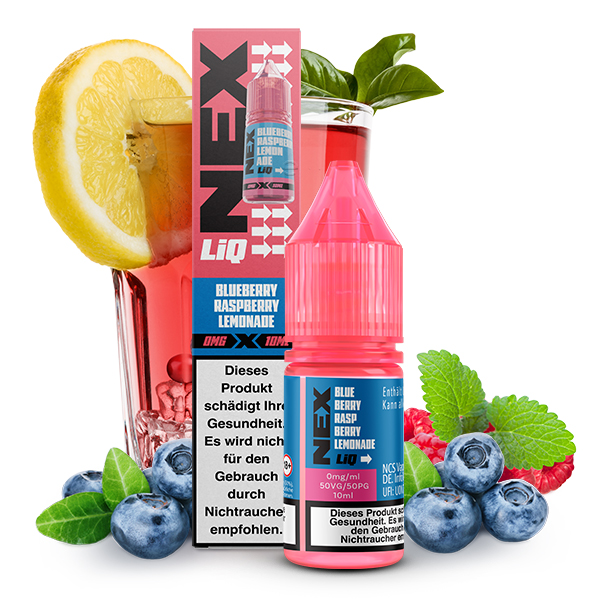Pod Salt - NexLiq - Blueberry Raspberry Lemonade 10ml NicSalt Liquid