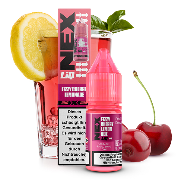 Pod Salt - NexLiq - Fizzy Cherry Lemonade 10ml NicSalt Liquid