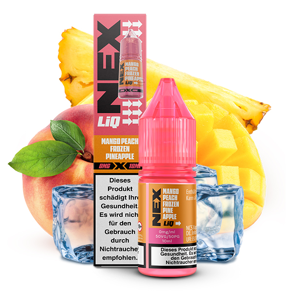 Pod Salt - NexLiq - Mango Peach Frozen Pineapple 10ml NicSalt Liquid