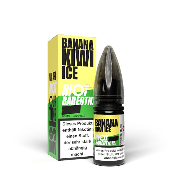 Riot Squad BAR EDTN - Banana Kiwi Ice 10ml NicSalt Liquid
