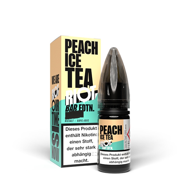 Riot Squad BAR EDTN - Peach Ice Tea 10ml NicSalt Liquid