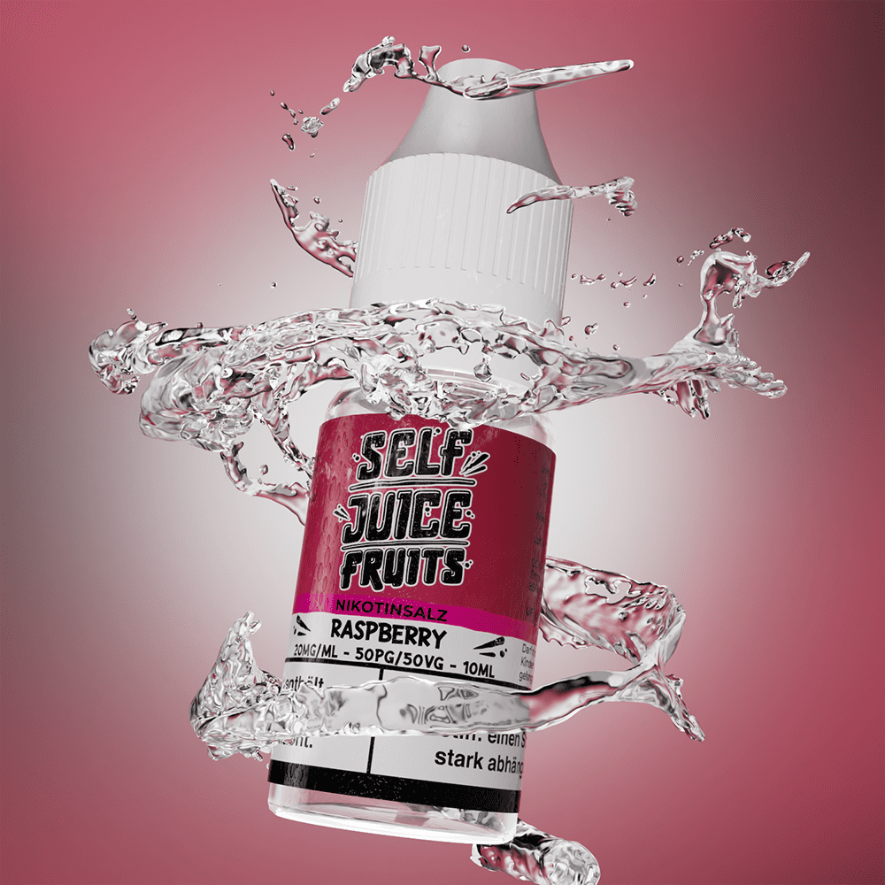 Self Juice Fruits - Raspberry 10ml NicSalt Liquid - Image 2