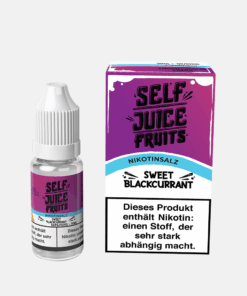 Self Juice Fruits - Sweet Blackcurrant 10ml NicSalt Liquid