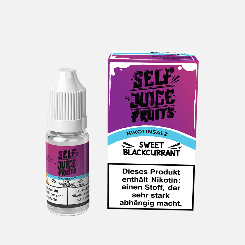Self Juice Fruits - Sweet Blackcurrant 10ml NicSalt Liquid