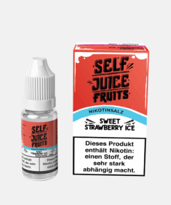 Self Juice Fruits - Sweet Strawberry Ice 10ml NicSalt Liquid