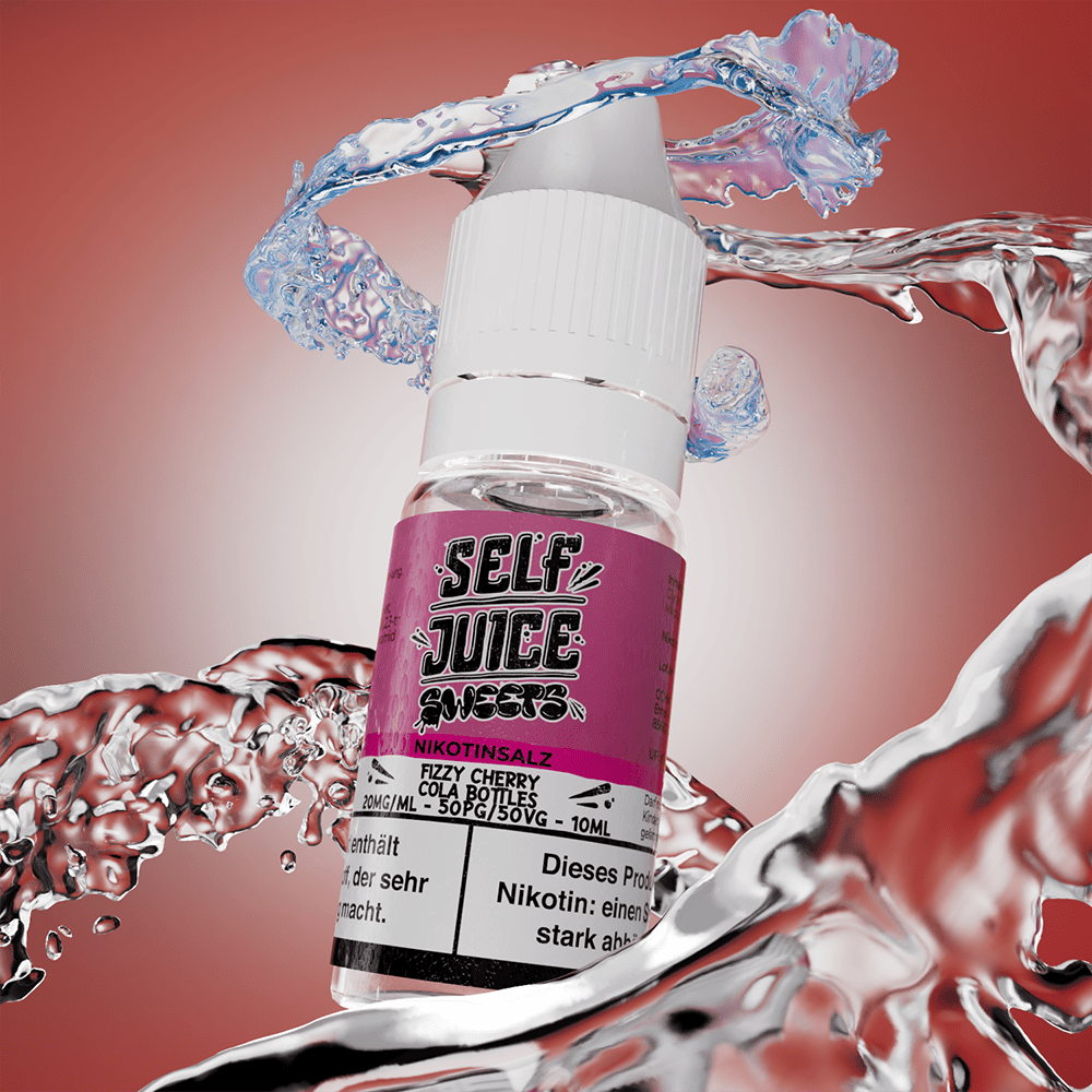Self Juice Sweets - Fizzy Cherry Cola Bottles 10ml NicSalt Liquid - Image 2