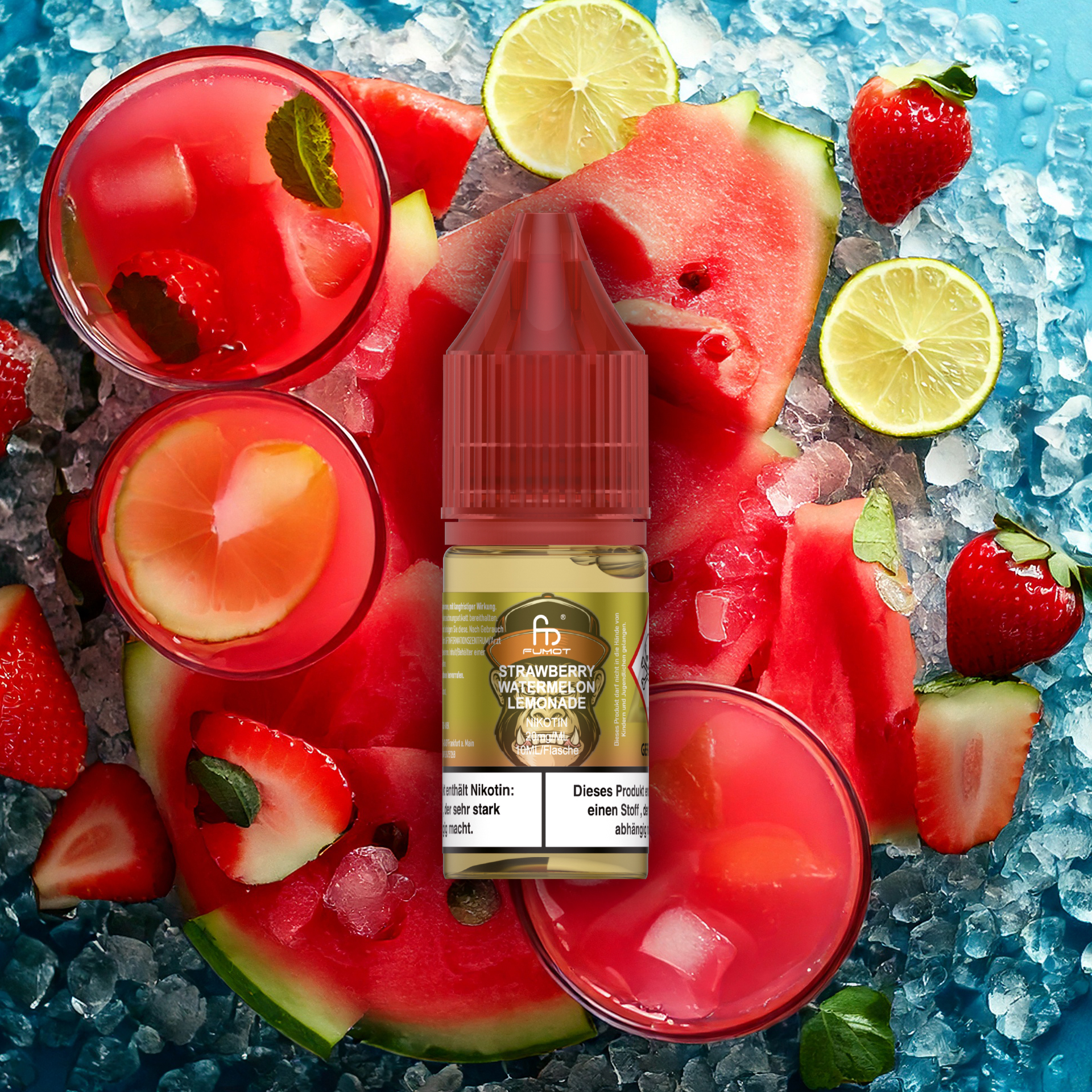 RandM Tornado - Strawberry Watermelon Lemonade 10ml 20mg NicSalt Liquid