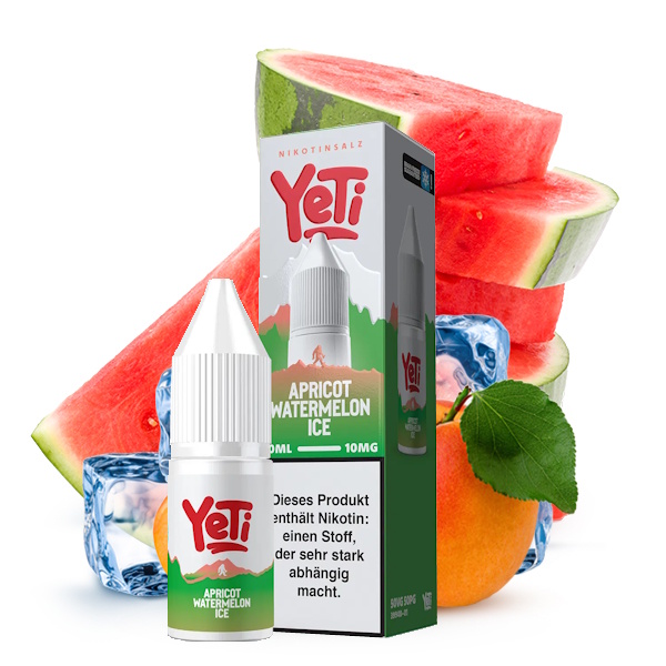 YETI Summit - Apricot Watermelon Ice 10ml NicSalt Liquid