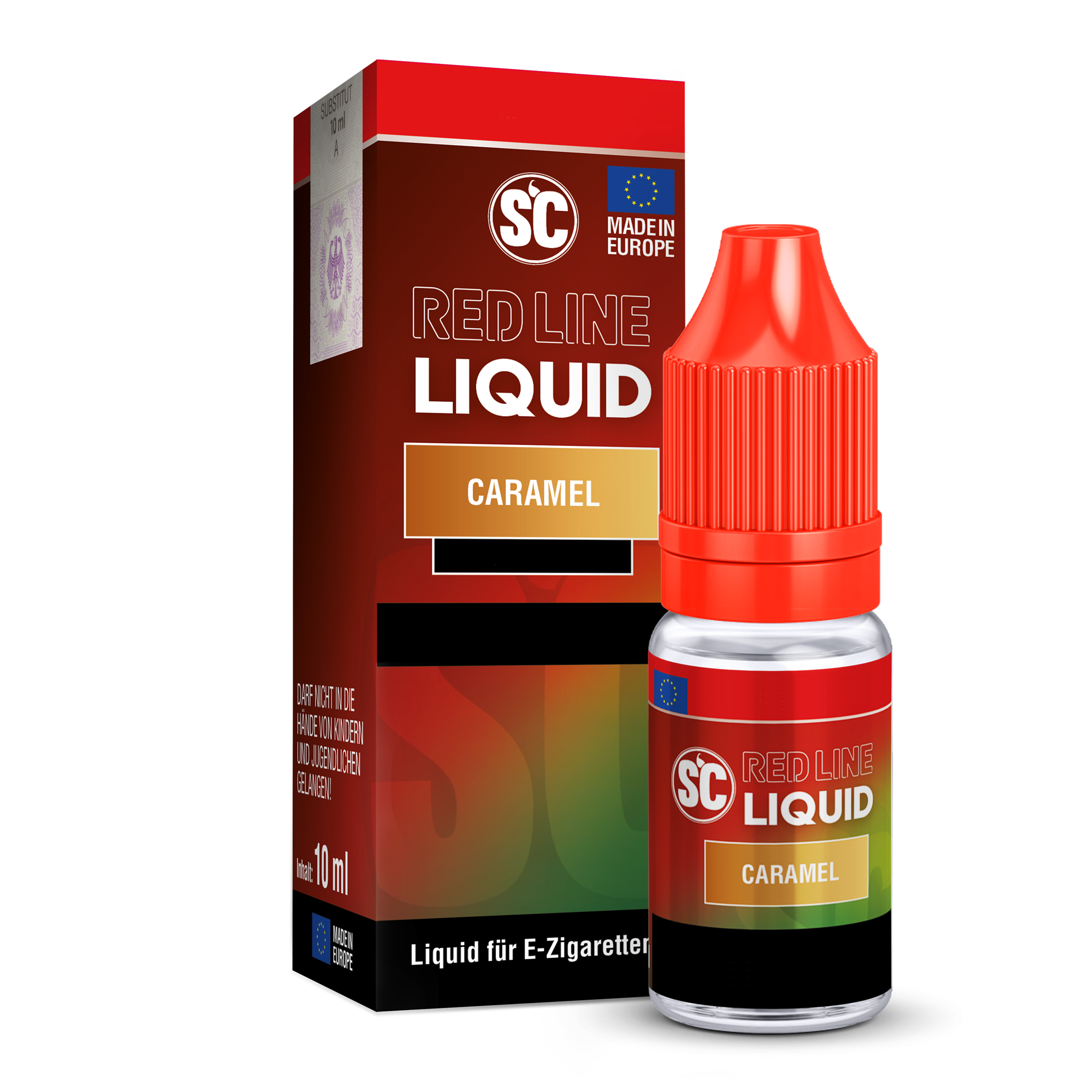 SC Red Line - Caramel 10ml NicSalt Liquid