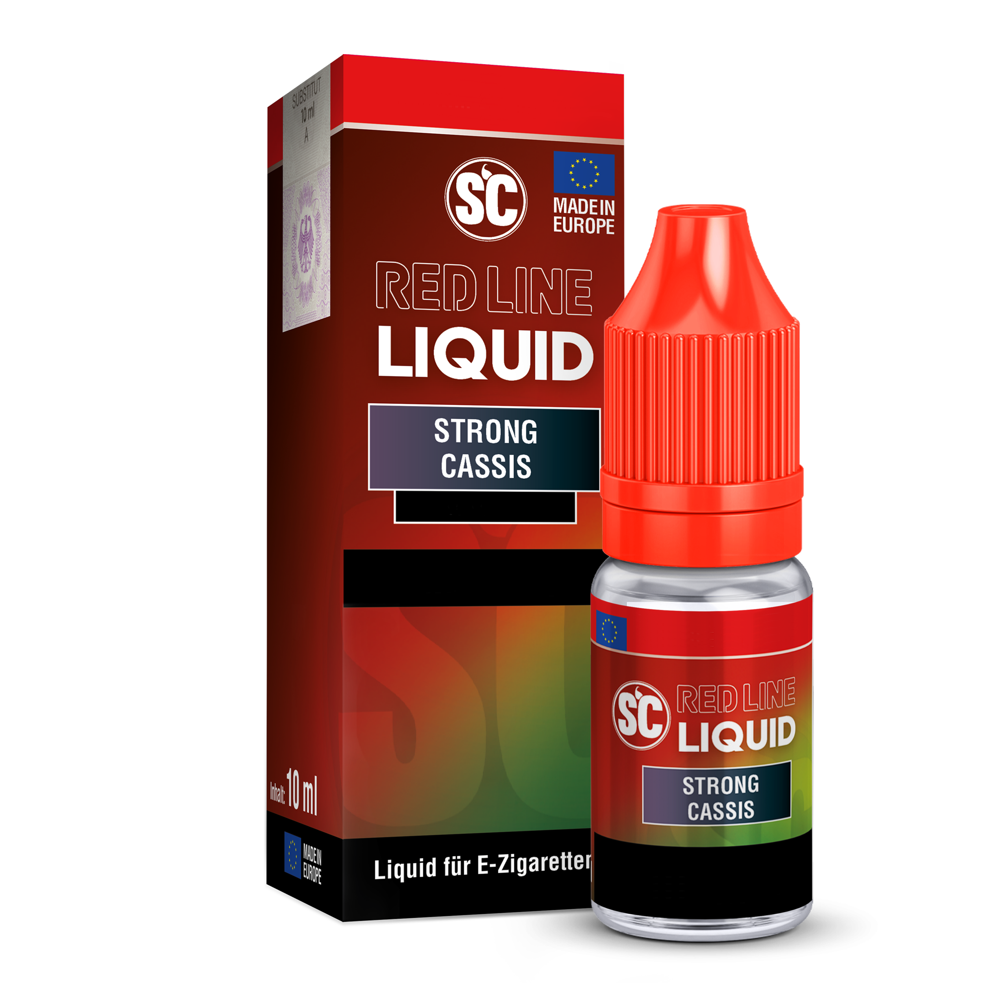 SC Red Line - Strong Cassis 10ml NicSalt Liquid