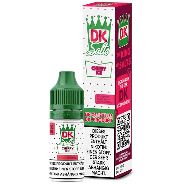 DK Salts - Cherry Ice 10ml NicSalt Liquid