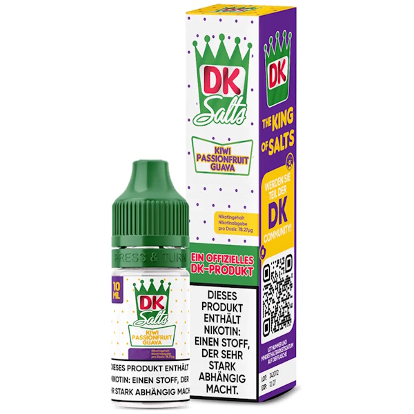 DK Salts - Kiwi Passionfruit Guava 10ml NicSalt Liquid