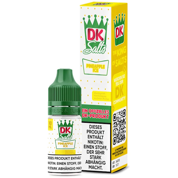 DK Salts - Pineapple Ice 10ml NicSalt Liquid